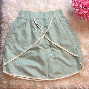 Matilda Jane Serendipity Linen Blue Sweet Tea Skirt Sz S